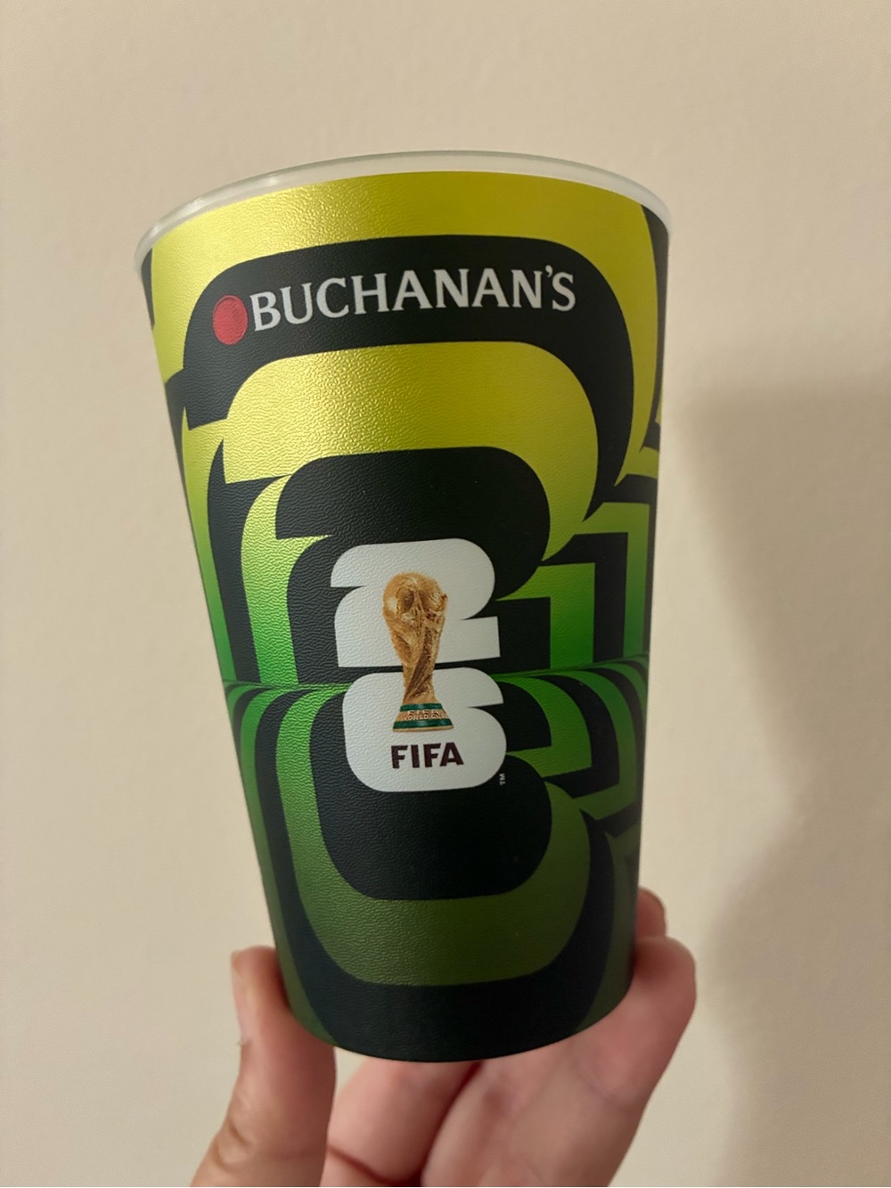 Buchanan’s Official FIFA World Cup 2026 Souvenir Cup Exclusive Fan Fest Swag